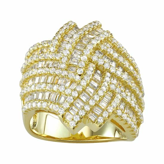 Designs by Gioelli Sterling Silver Cubic Zirconia Basketweave Ring Designs By Gioelli Sterling Silver Cubic Zirconia Basketweave Ring -Designs by Gioelli Shop unnamed file 645