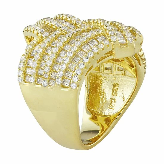 Designs by Gioelli Sterling Silver Cubic Zirconia Basketweave Ring Designs By Gioelli Sterling Silver Cubic Zirconia Basketweave Ring -Designs by Gioelli Shop unnamed file 646