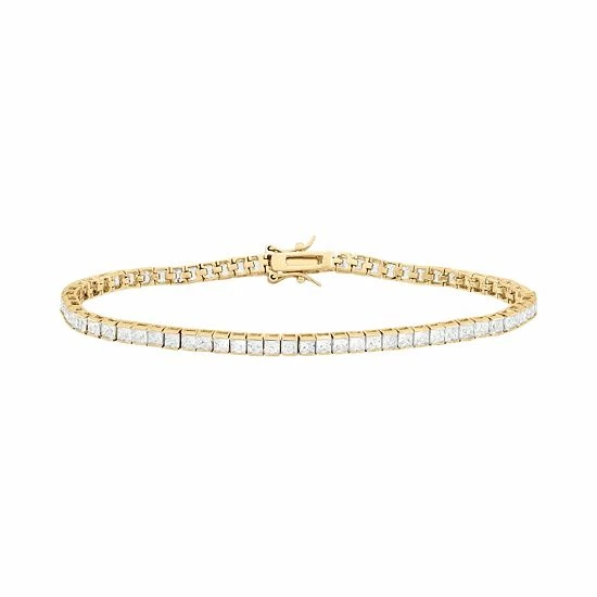 Designs by Gioelli 14k Gold Over Silver Cubic Zirconia Tennis Bracelet Designs By Gioelli 14k Gold Over Silver Cubic Zirconia Tennis Bracelet -Designs by Gioelli Shop unnamed file 649