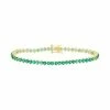 Designs By Gioelli 14k Gold Over Silver Lab-Created Emerald Tennis Bracelet 2 Designs By Gioelli 14k Gold Over Silver Lab-Created Emerald Tennis Bracelet -Designs by Gioelli Shop unnamed file 659