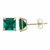 Designs By Gioelli Lab-Created Emerald 10k Gold Stud Earrings -Designs by Gioelli Shop unnamed file 671