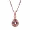 Designs By Gioelli 14k Rose Gold Over Silver Simulated Morganite Teardrop Pendant 2 Designs By Gioelli 14k Rose Gold Over Silver Simulated Morganite Teardrop Pendant -Designs by Gioelli Shop unnamed file 694