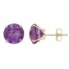 Designs By Gioelli Amethyst 10k Gold Stud Earrings -Designs by Gioelli Shop unnamed file 723