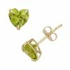 Designs By Gioelli Peridot 10k Gold Heart Stud Earrings -Designs by Gioelli Shop unnamed file 726