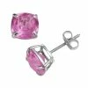 Designs By Gioelli Sterling Silver Lab-Created Pink Sapphire Stud Earrings -Designs by Gioelli Shop unnamed file 738