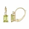 Designs By Gioelli 10k Gold Emerald-Cut Peridot & White Zircon Leverback Earrings -Designs by Gioelli Shop unnamed file 740