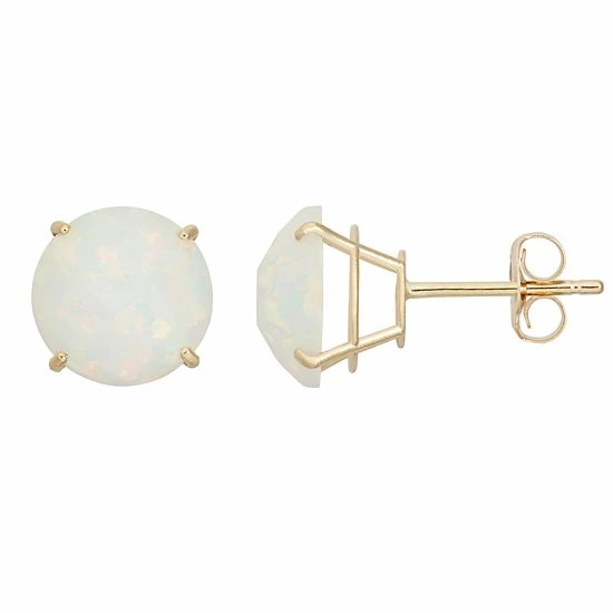 Designs by Gioelli Lab-Created Opal 10k Gold Stud Earrings Designs By Gioelli Lab-Created Opal 10k Gold Stud Earrings -Designs by Gioelli Shop unnamed file 751
