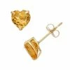 Designs By Gioelli Citrine 10k Gold Heart Stud Earrings -Designs by Gioelli Shop unnamed file 773