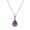Designs By Gioelli Sterling Silver Amethyst Teardrop Pendant -Designs by Gioelli Shop unnamed file 784