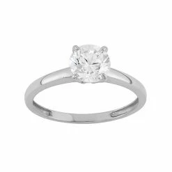 Designs By Gioelli Cubic Zirconia 2 Carat Solitaire Engagement Ring In 10k Gold Yellow