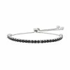 Designs By Gioelli Sterling Silver Black Spinel Lariat Bracelet