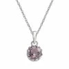 Designs By Gioelli Sterling Silver Amethyst Pendant