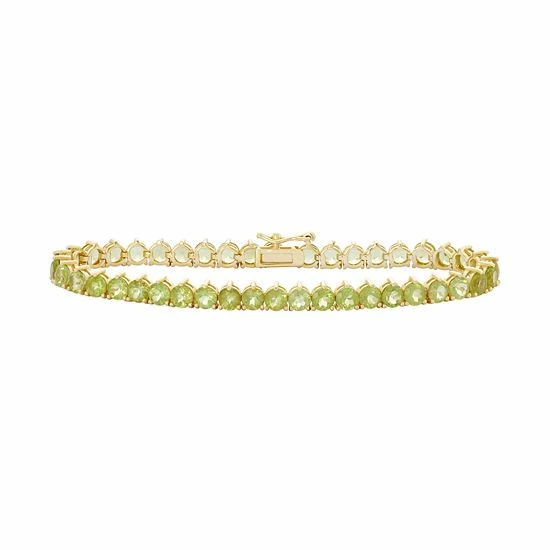 Designs by Gioelli 14k Gold Over Silver Peridot Tennis Bracelet Designs By Gioelli 14k Gold Over Silver Peridot Tennis Bracelet -Designs by Gioelli Shop unnamed file 831