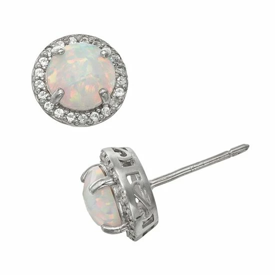 Designs by Gioelli Sterling Silver Lab-Created Opal and Lab-Created White Sapphire Halo Stud Earrings Designs By Gioelli Sterling Silver Lab-Created Opal And Lab-Created White Sapphire Halo Stud Earrings -Designs by Gioelli Shop unnamed file 835