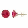 Designs By Gioelli Lab-Created Ruby 10k Gold Stud Earrings -Designs by Gioelli Shop unnamed file 863