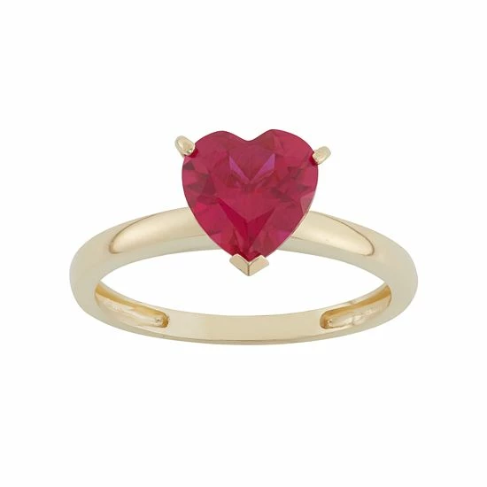 Designs by Gioelli Lab-Created Ruby 10k Gold Heart Ring Designs By Gioelli Lab-Created Ruby 10k Gold Heart Ring -Designs by Gioelli Shop unnamed file 873