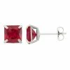 Designs By Gioelli Lab-Created Ruby 10k White Gold Stud Earrings -Designs by Gioelli Shop unnamed file 88