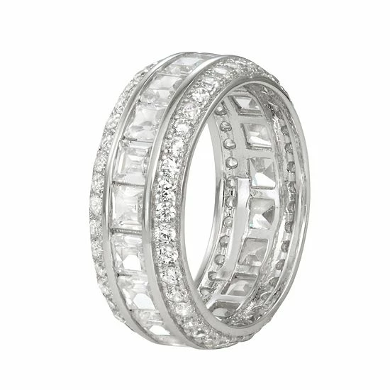 Designs by Gioelli Sterling Silver Cubic Zirconia Eternity Band Ring Designs By Gioelli Sterling Silver Cubic Zirconia Eternity Band Ring -Designs by Gioelli Shop unnamed file 881
