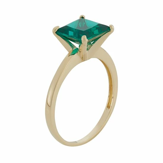 Designs by Gioelli Lab-Created Emerald 10k Gold Ring Designs By Gioelli Lab-Created Emerald 10k Gold Ring -Designs by Gioelli Shop unnamed file 889