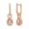 Designs By Gioelli 14k Rose Gold Over Silver Simulated Morganite And Lab-Created White Sapphire Halo Teardrop Earrings 2 Designs By Gioelli 14k Rose Gold Over Silver Simulated Morganite And Lab-Created White Sapphire Halo Teardrop Earrings -Designs by Gioelli Shop unnamed file 89
