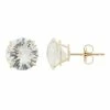Designs By Gioelli Lab-Created White Sapphire 10k Gold Stud Earrings -Designs by Gioelli Shop unnamed file 915