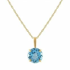 Designs By Gioelli 10k Gold Gemstone Solitaire Pendant Necklace London Blue Topaz -Designs by Gioelli Shop unnamed file 936