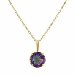 Designs By Gioelli 10k Gold Gemstone Solitaire Pendant Necklace London Blue Topaz -Designs by Gioelli Shop unnamed file 940