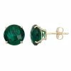 Designs By Gioelli Lab-Created Emerald 10k Gold Stud Earrings -Designs by Gioelli Shop unnamed file 972