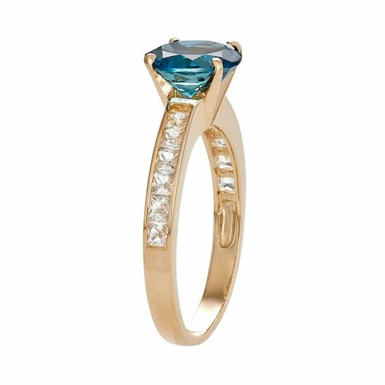 Designs by Gioelli 10k Gold London Blue Topaz & Lab-Created White Sapphire Ring Designs By Gioelli 10k Gold London Blue Topaz & Lab-Created White Sapphire Ring -Designs by Gioelli Shop unnamed file 98